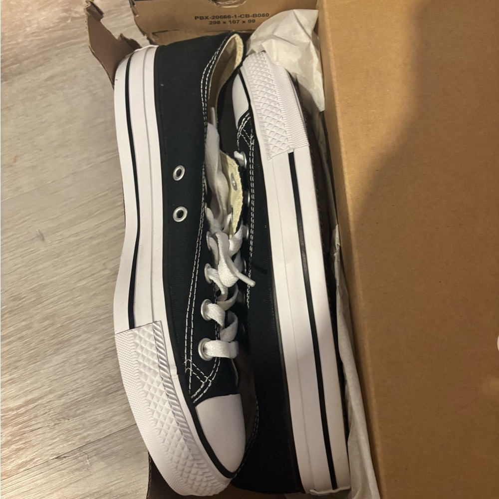 Converse Black and White Women's Shoes